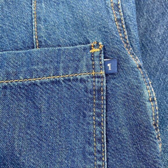 Anthropologie | Pilcro Flare Button Front High -Rise Wide Leg Flare Jeans The Up - Picture 6 of 16